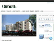 Tablet Screenshot of greenvillebusinessmag.com